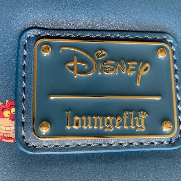 Loungefly Disney Blue Wallet with Gold Accents - Picture 2 of 7
